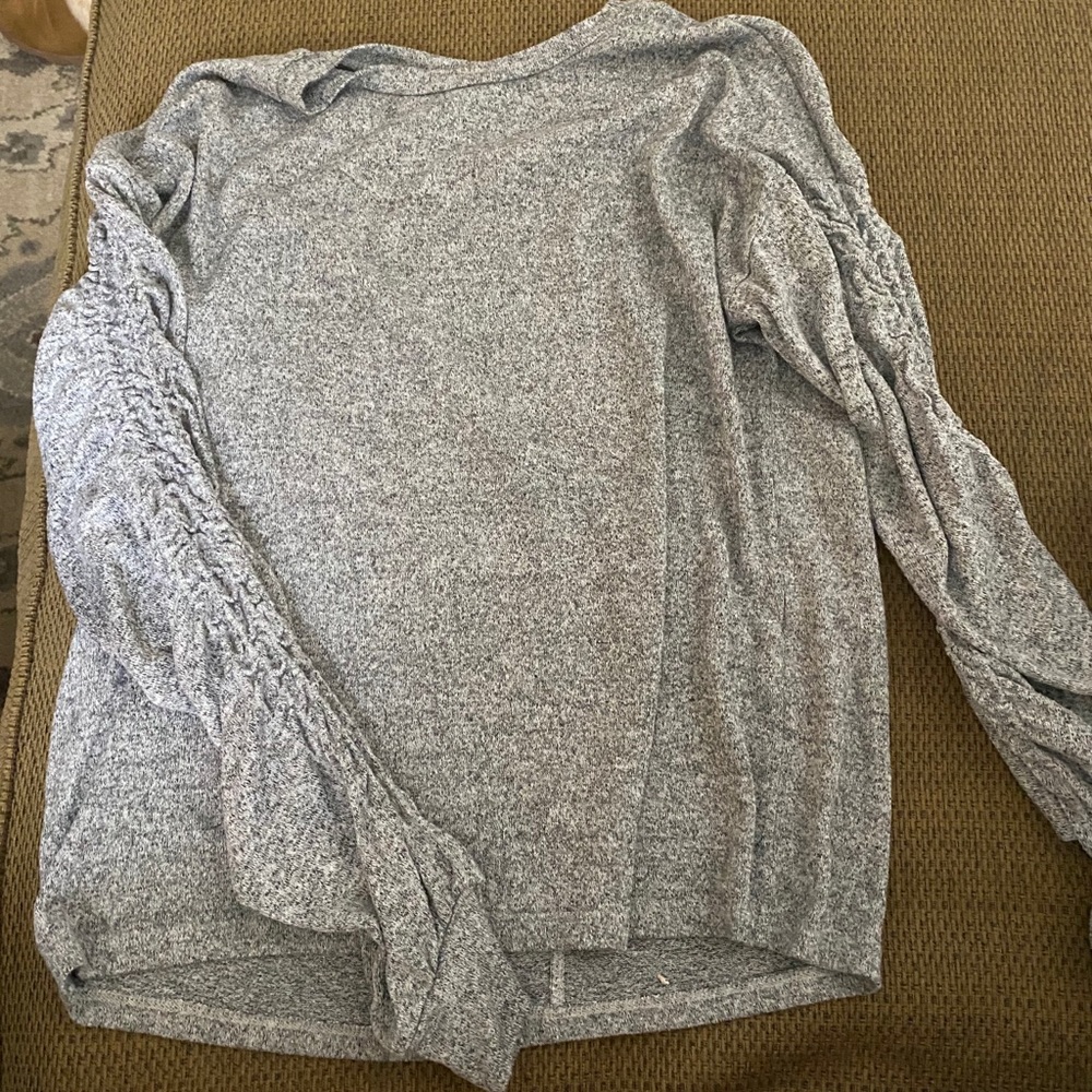 Gray sweater